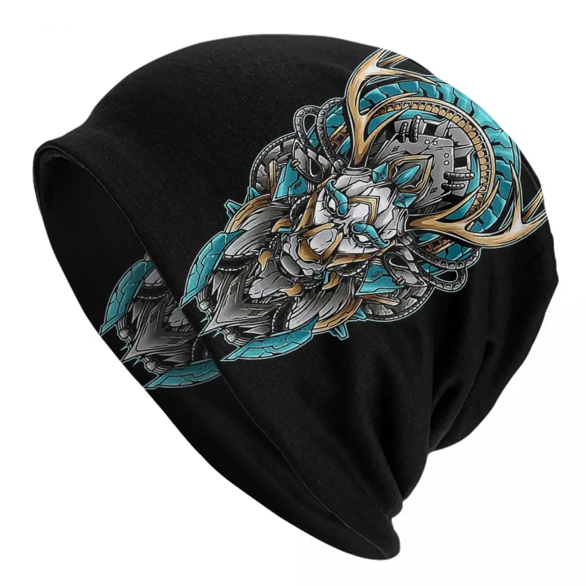Cervo, Natura Mech Crossover Bonnet Homme Spring Thin Hat Snake Pass Noodle 3D Puzzle Platform Game Caps For Men Cotton Hats