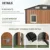 Outdoor Storage Shed 6x4 Ft, Lockable Metal Garden Shed with Window, Tool Shed Tiny House Vertical Outside Storage Building 5