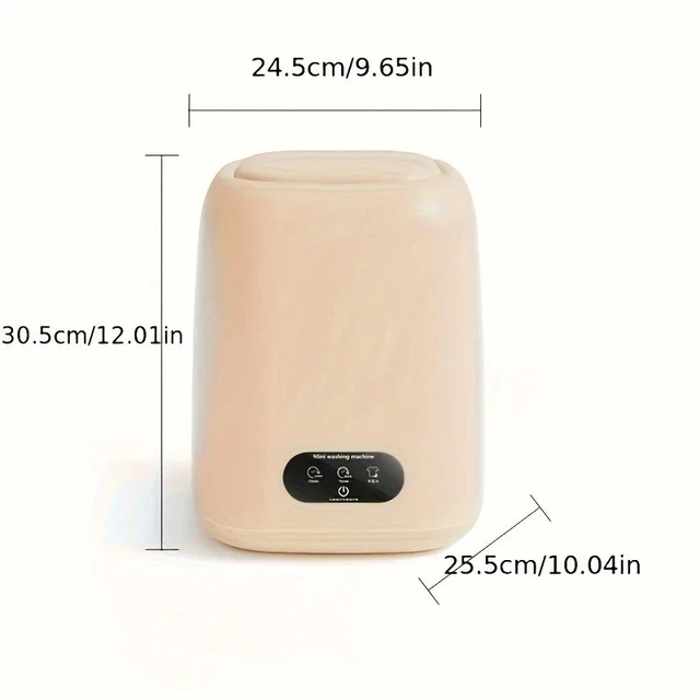 Small Washing Machine for Underwear Children's Clothes mini Washer fully automatic Portable Washing Machine with Spin Dryer 220V 5