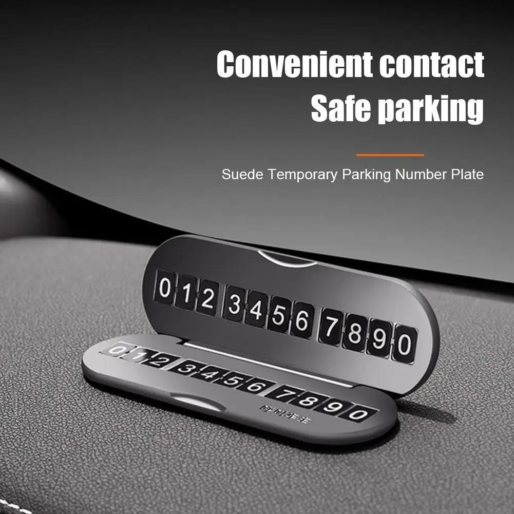 

Car Styling Temporary Parking Card Phone Number Card Plate Telephone Number Car Park Stop Sticker Display Automobile Accessories