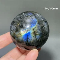 Boule de quartz labradorite naturelle de haute qualité, minérale, pour Reiki, méditation spirituelle, traitement des chakras, divination, décoration intérieure, cadeau 5