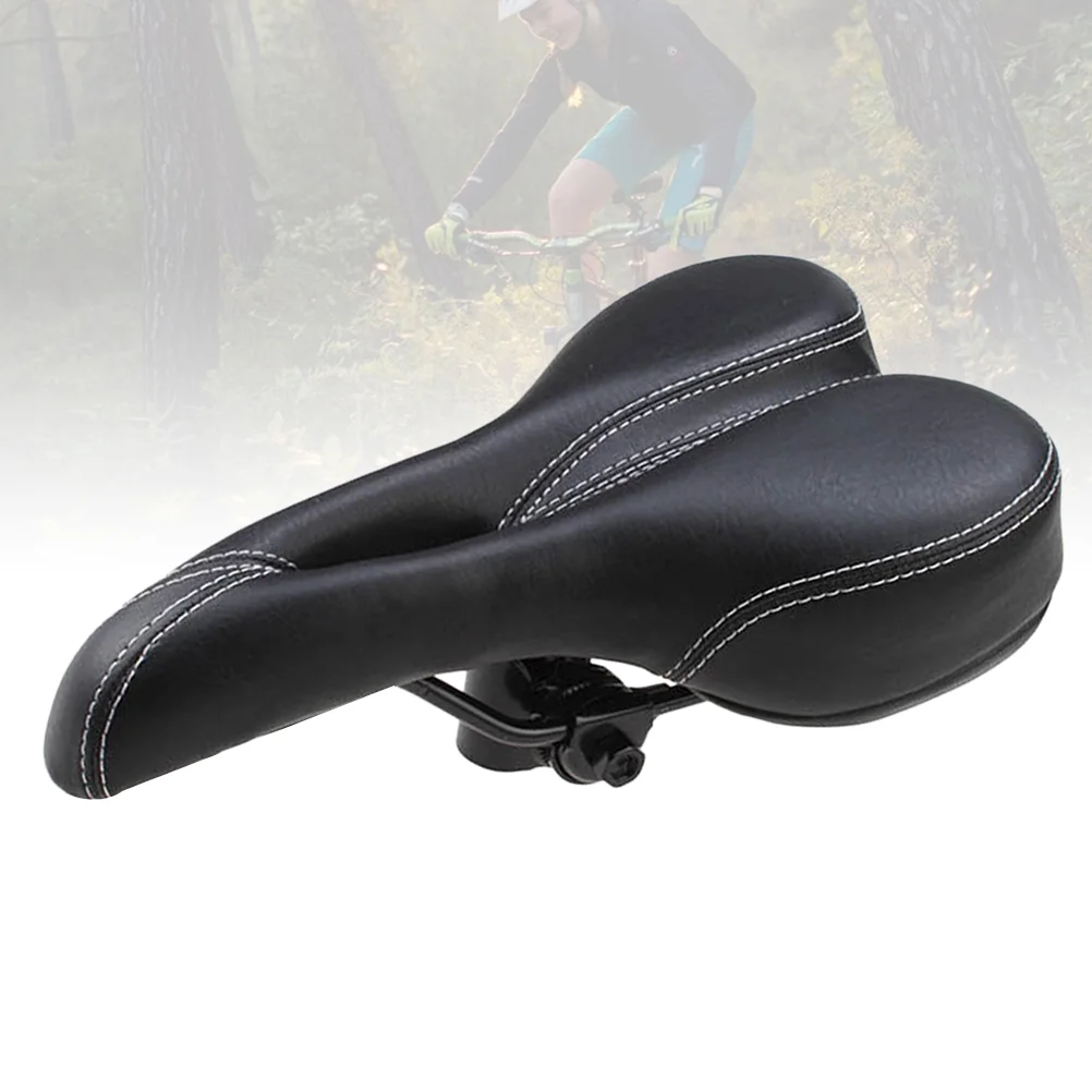 

Soft Bike Saddle Mountain Bike Seat Comfortable MTB Saddle Road Mountain Sports Cushion Cycling Seat Cushion Pad Black