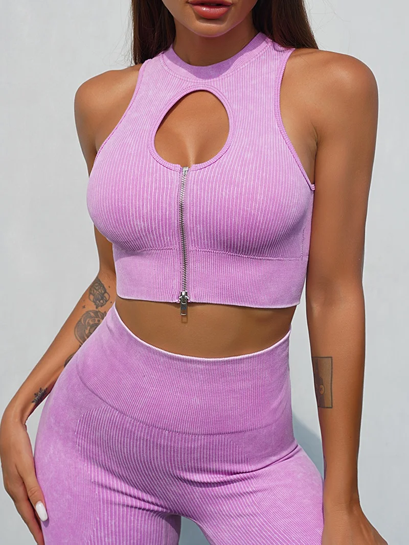 Cloud Hide Yoga Set Gym Seamless Clothing Sportswear Women Fitness Tracksuit Shirt Bra Top High Waist Leggings Pants Sports Suit