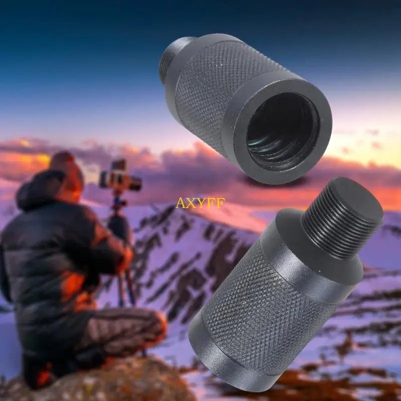 Axyf 알루미늄 합금 마이크로폰 스레드 컨버터로드 55mm 3/4 암컷 5/8 남성 어댑터