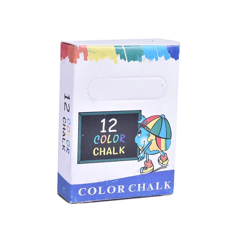 

12 pcs/Lot Dustless Chalk Pen Drawing Chalks For Blackboard Accessories