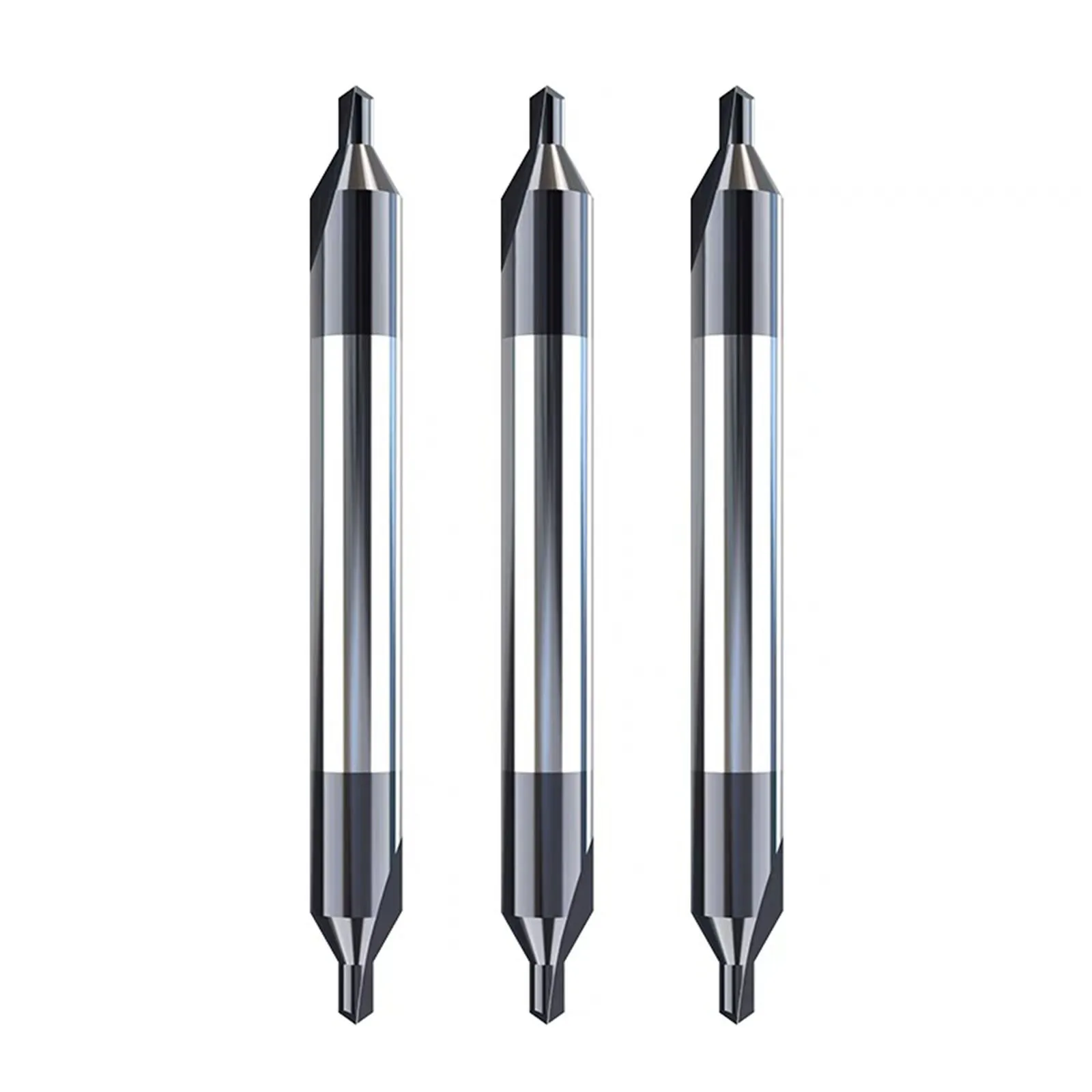 HRC58° Metal Carbide Center Drill Bits Lengthen Nano Coating Metal Processing CNC Tools Sharpener 1/1.5/2/2.5/3/4/5/6mm 1/3pcs