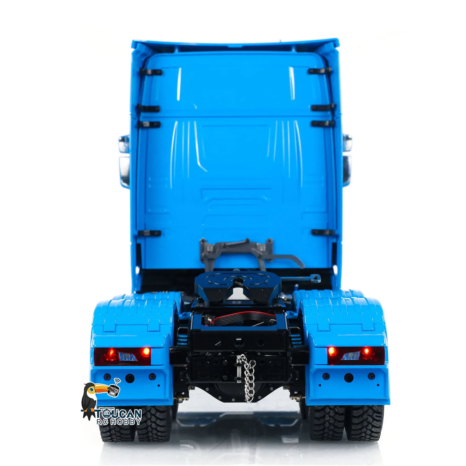 1/14 770s 6x6 Metal Chassis RC Tractor Truck Radio Control Painted Finished Car 2-speed Transmission Light Sound Toys for Boys 5