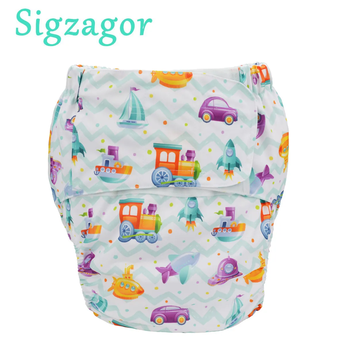 Cloth diapers XL adult reusable hook loop urinary incontinence pocket for ABDL age play 68 to 128 cm 26.7in to 50.4in