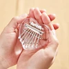 Mini Thumb Piano Musical Toys 8 Tones Portable Beginner Acrylic Finger Piano Practice Instrument for Children Adult Music Lover 2