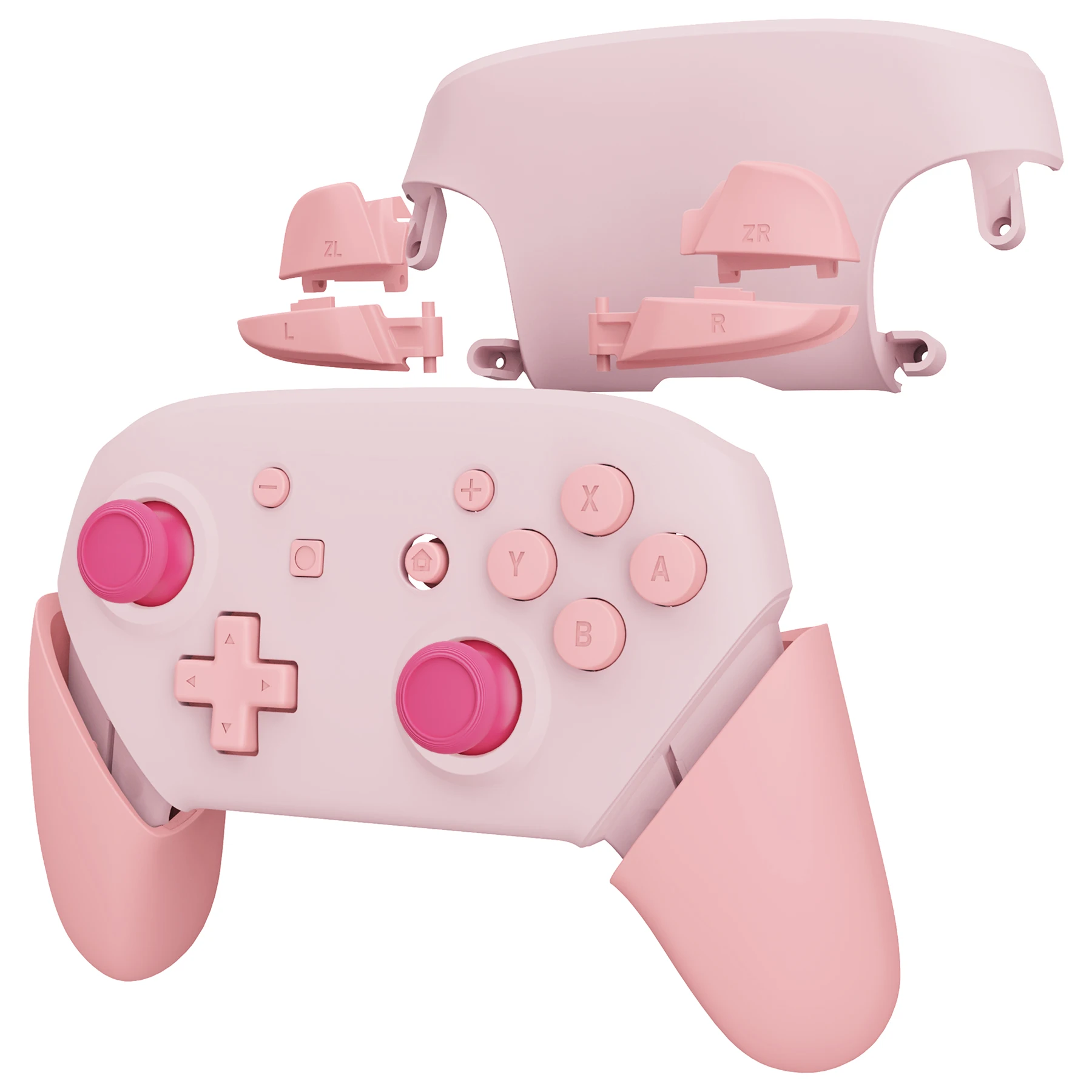 Extremerate-substituição Faceplate para ns Switch Pro Controller Handle Grip Habitação Shell Diy - Image 6