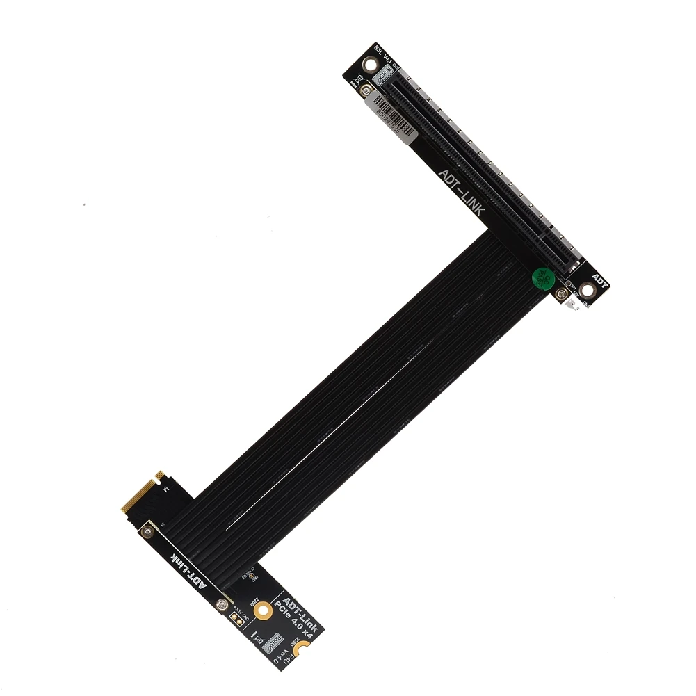 Adaptador de Extensão de Placa de Vídeo para Gpu Extensor Flexível Pci-e 4.0 16x Pcie X16 m2 M.2 Nvme m Key Ssd Riser Gen4 64gbps - Imagem 6