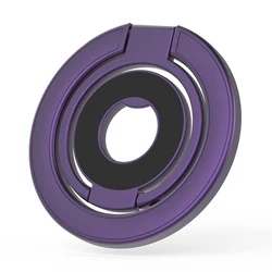 Magnetic Double - Sided Phone Grip & Stand - Universal Smartphone Holder Accessory (PURPLE)