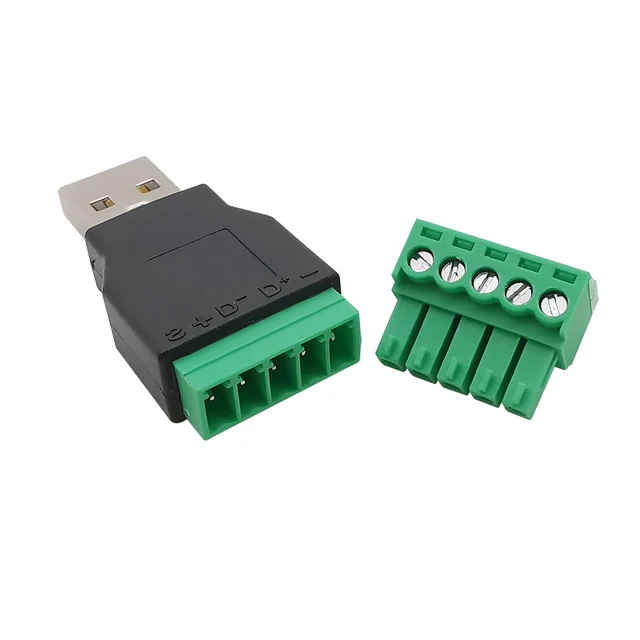 BIlinli USB 2.0 Tipo A Maschio/Femmina A Vite 5P Con Connettore - Foto 2