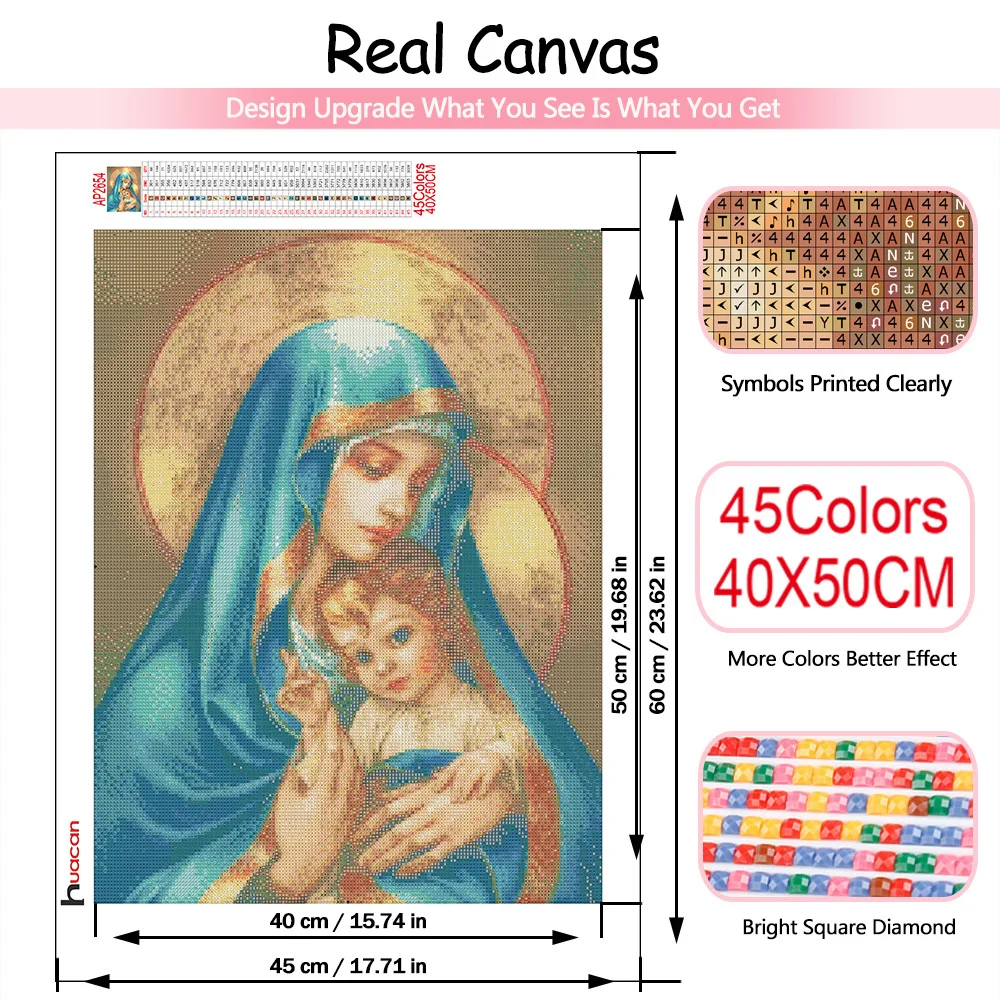 Diamond Painting Religion Icon Full Square Diamond Embroidery Icon Picture Rhinestones Mosaic Cross Stitch Home Decor diamond painting diamond painting accessories