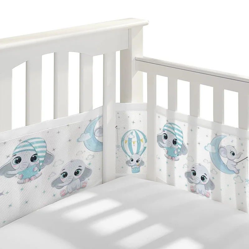 Baby Bed Bumper Cartoon Twist Crib Surround Soft Strip Spliced Bed Side  Cushion Pad Breathable Baby Crib Bedding Supply - AliExpress