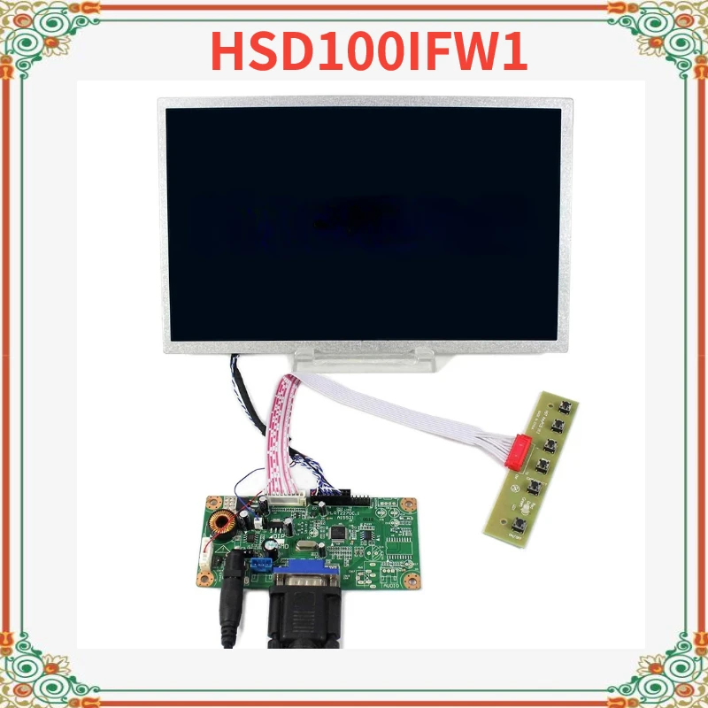 

10.1 Inch HSD100IFW1 1024x600 LCD Display Screen + HDMI VGA Audio DVI Control Driver Board Monitor LVDS 30PINS Panel