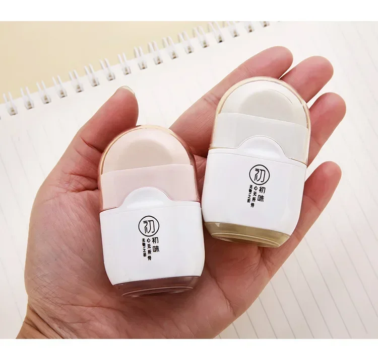 2 in 1 다기능 지우개 연필 깎이, 귀여운 학용품, 문구류 아이템, 학생 선물