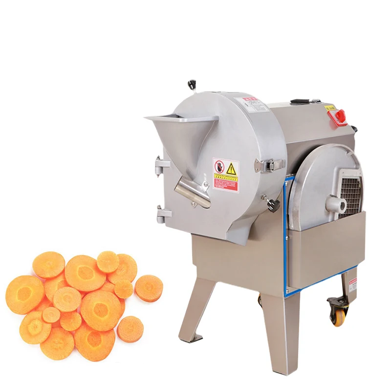 Commercial 3-in-1 Multi-Functional Vegetable Slicer Cutter Slice Julienne Shredding Dice One Machine