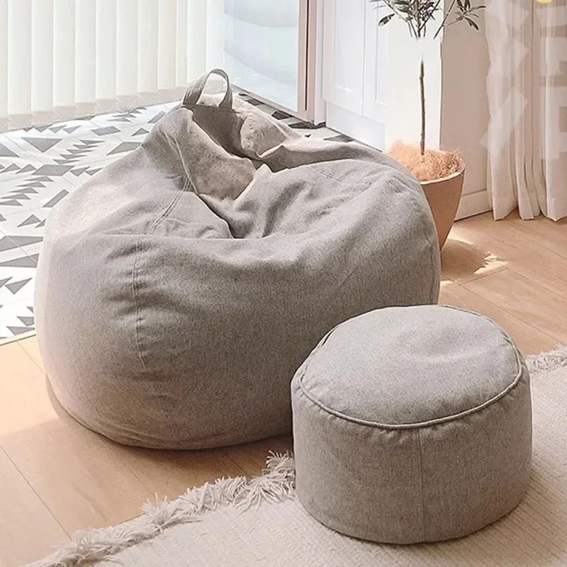 

Minimalist Italian Bean Bag Sofas Bedroom Living Room Ergonomic Large Bean Bag Sofas Modern Bubble Puffs Asiento Home Decoration