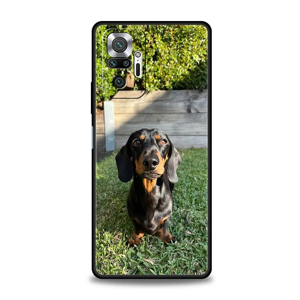 Dachshund Silhouette Dog Design Phone Case - Cute and Stylish Cover