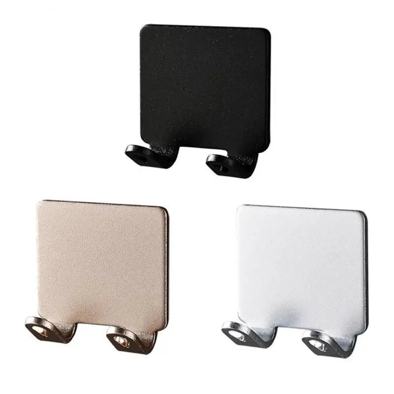 Razor Holder Stainless Steel Razor Holder Wall Hook Self Adhesive Sticky Kitchen Bathroom Key Hanger Storage Waterproof Towel Hanging Rack