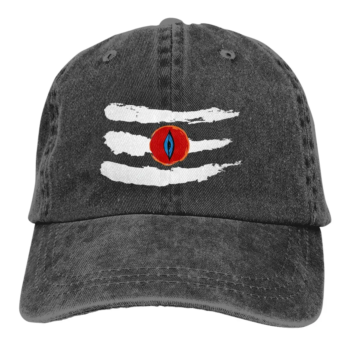 

Washed Men's Baseball Cap Eye Yoga And Meditation Trucker Snapback Caps Dad Hat Lord Shiva India God Golf Hats