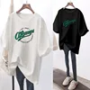 Summer New T-Shirt Female Short-Sleeved Maternity Wear New Love Cotton Mid-Length Loose Maternity T-Shirt Sweater Maternity Tops 3
