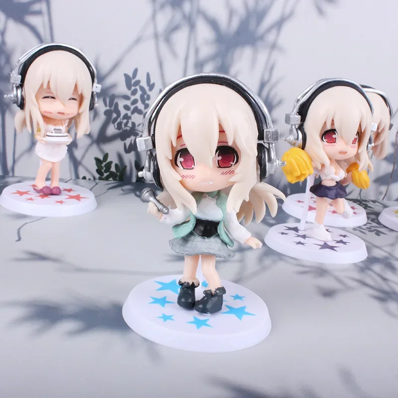 10CM 5PCS/set Japan Anime SUPERSONICO Action Figure Toys