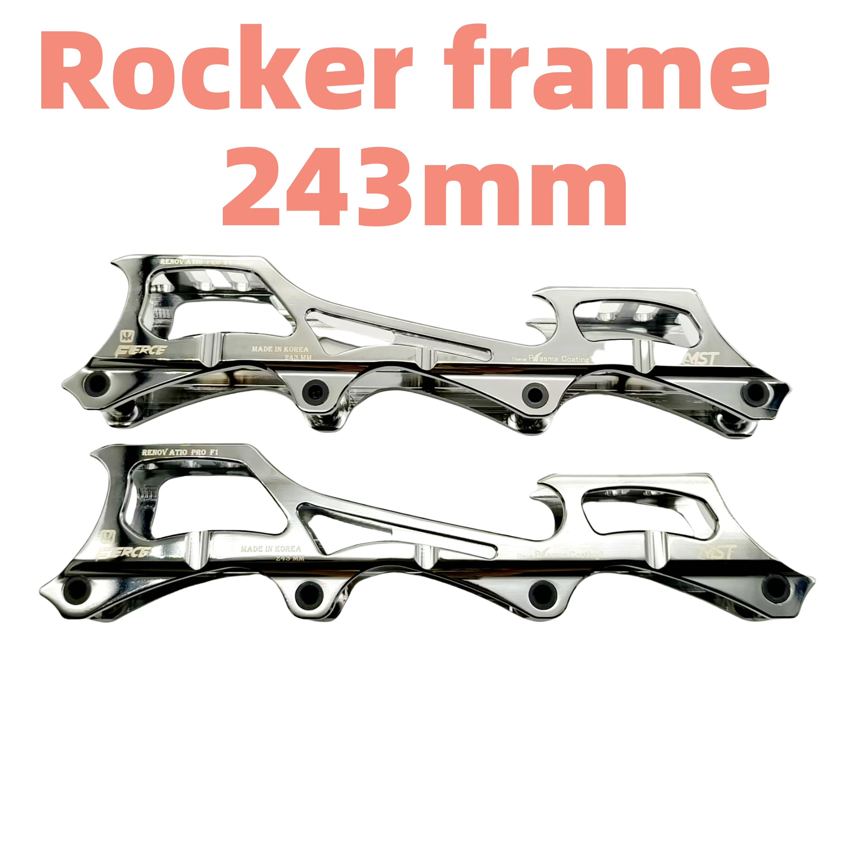 Skate Frame Rockered 243mm 4x80mm