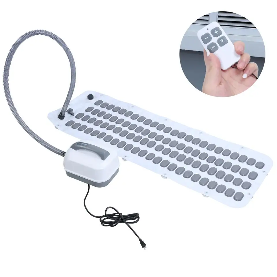 Soothing Bubble Bath Mat with Pillow and Pump