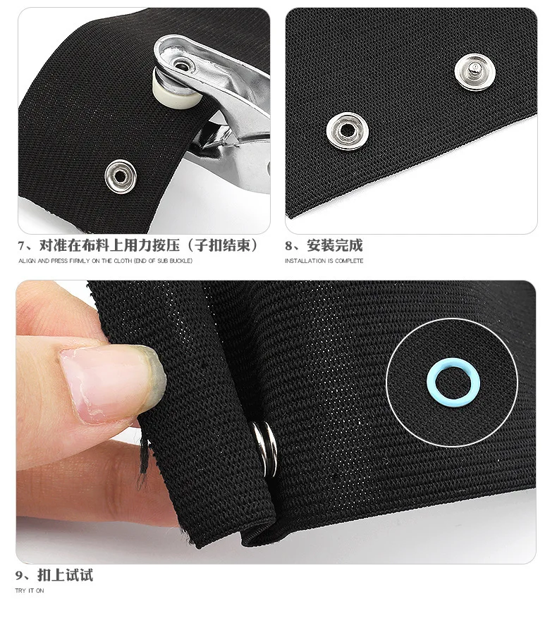 Snap Button Kit Simple Operation No Sewing Stainless Steel Clothes  Anti-rust Quilt Fixer Buckle Buttons Set Household Supplies - AliExpress
