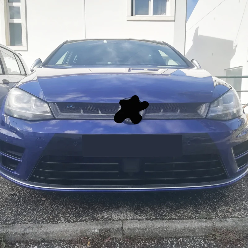 さ*ら様 カーボンファイバー 柄フロントグリル カーボンファイバーカーフロントバンパーグリル,光沢のある