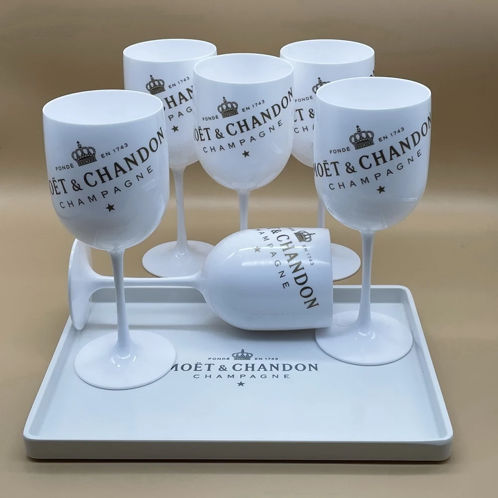 Acrylic Unbreakable Champagnes Wine Glasses Plastic Winecups Party