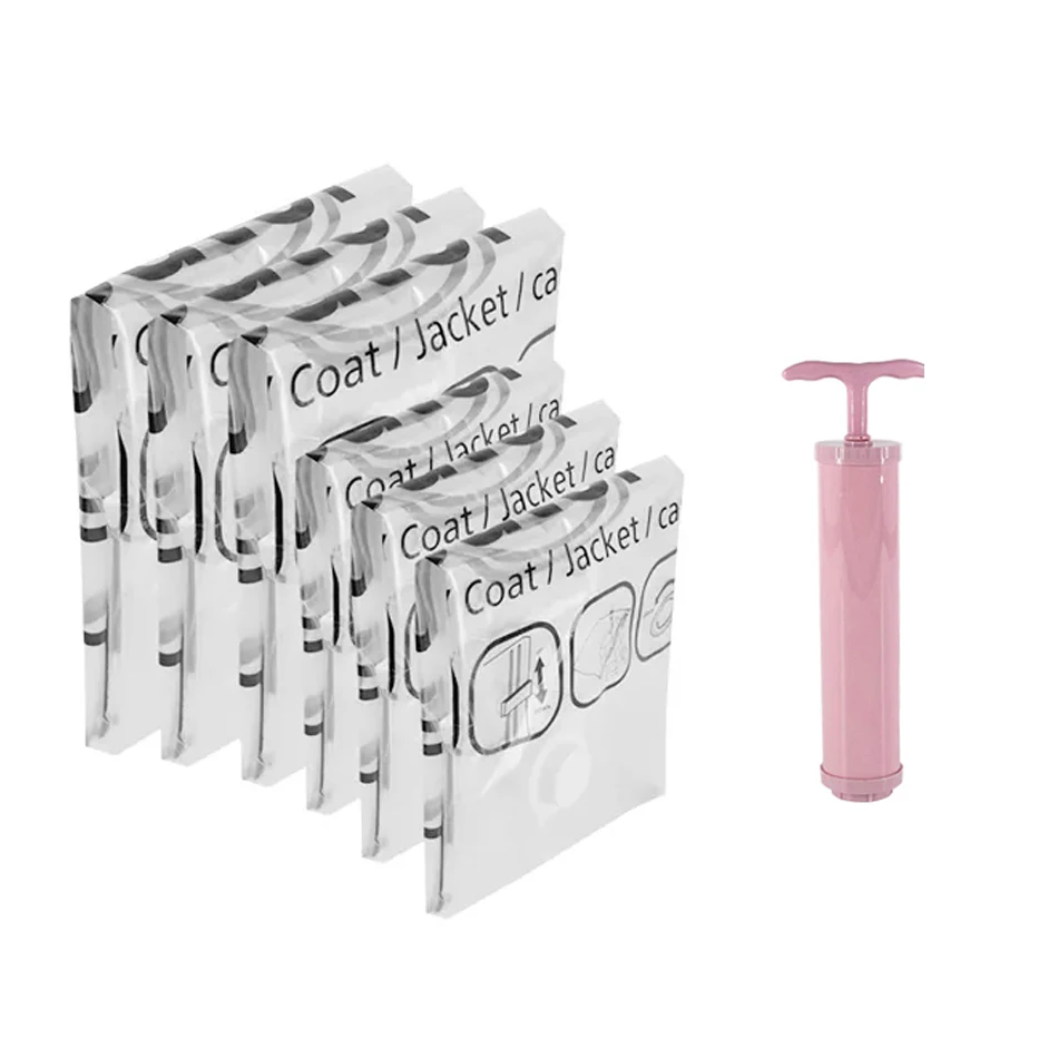 

Подвесные вакуумные пакеты для хранения, компактный органайзер с вешалкой, домашние шкафы, шкаф, пылезащитный чехол для хранения одежды