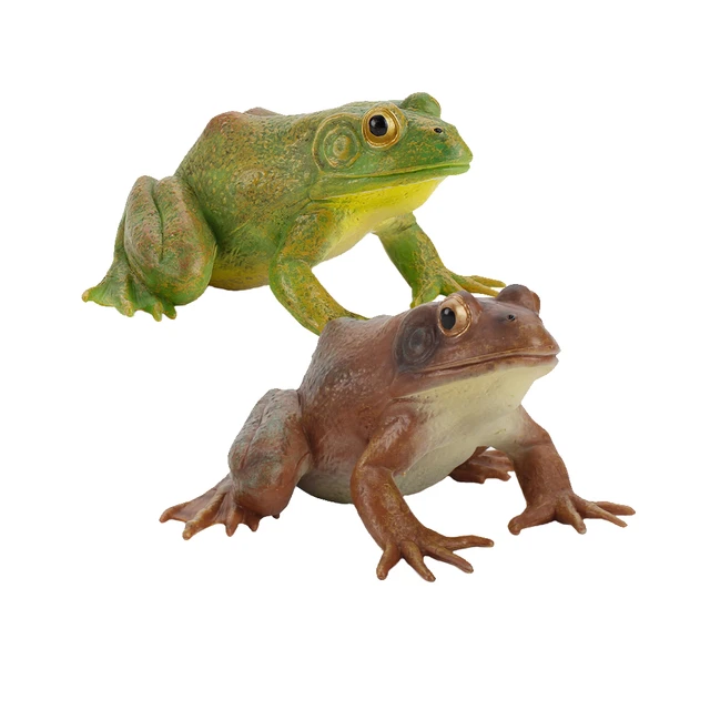 6 Pieces Frog Toys Realistic Frog Figurines Simulation Frog Animal