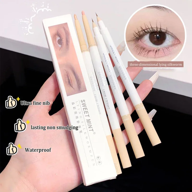 Eyeliner Pencil Sweet Mint Lying Silkworm Pencil Crease Brightening Eyeliner Pen