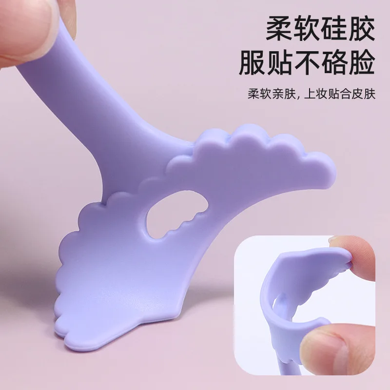 립스틱 도포 보조기 얼굴 크림 도포기 메이크업 도구 아이라이너 도구 속눈썹 페인트 립스틱 실리콘 뷰티 자