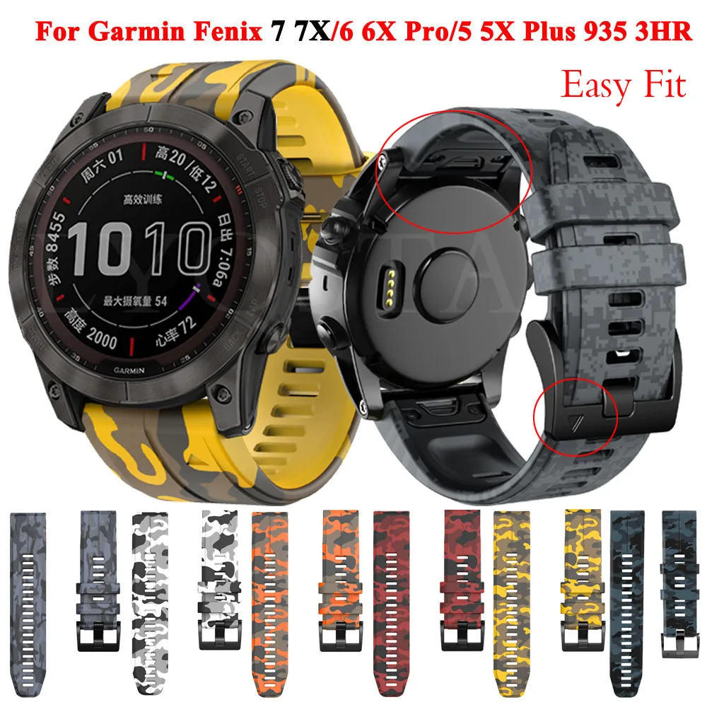 Garmin Fenix 6x Pro Quick Release Strap Garmin Fenix 5x Plus 26mm