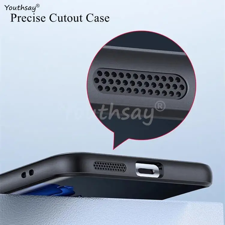 Shockproof Clear Back Bumper Case - Hard PC & Soft TPU Protective Cover