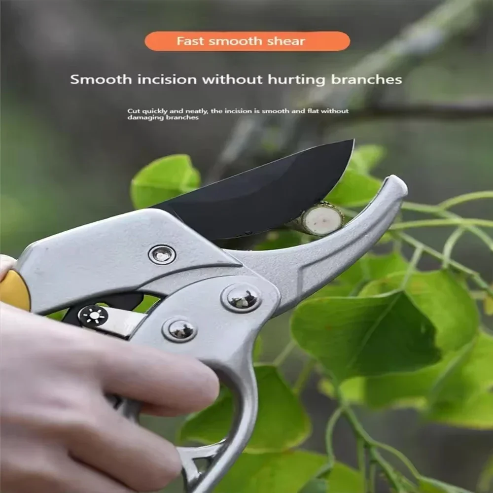 Ergonomic Alloy Steel Pruning Shears for Garden Cuts