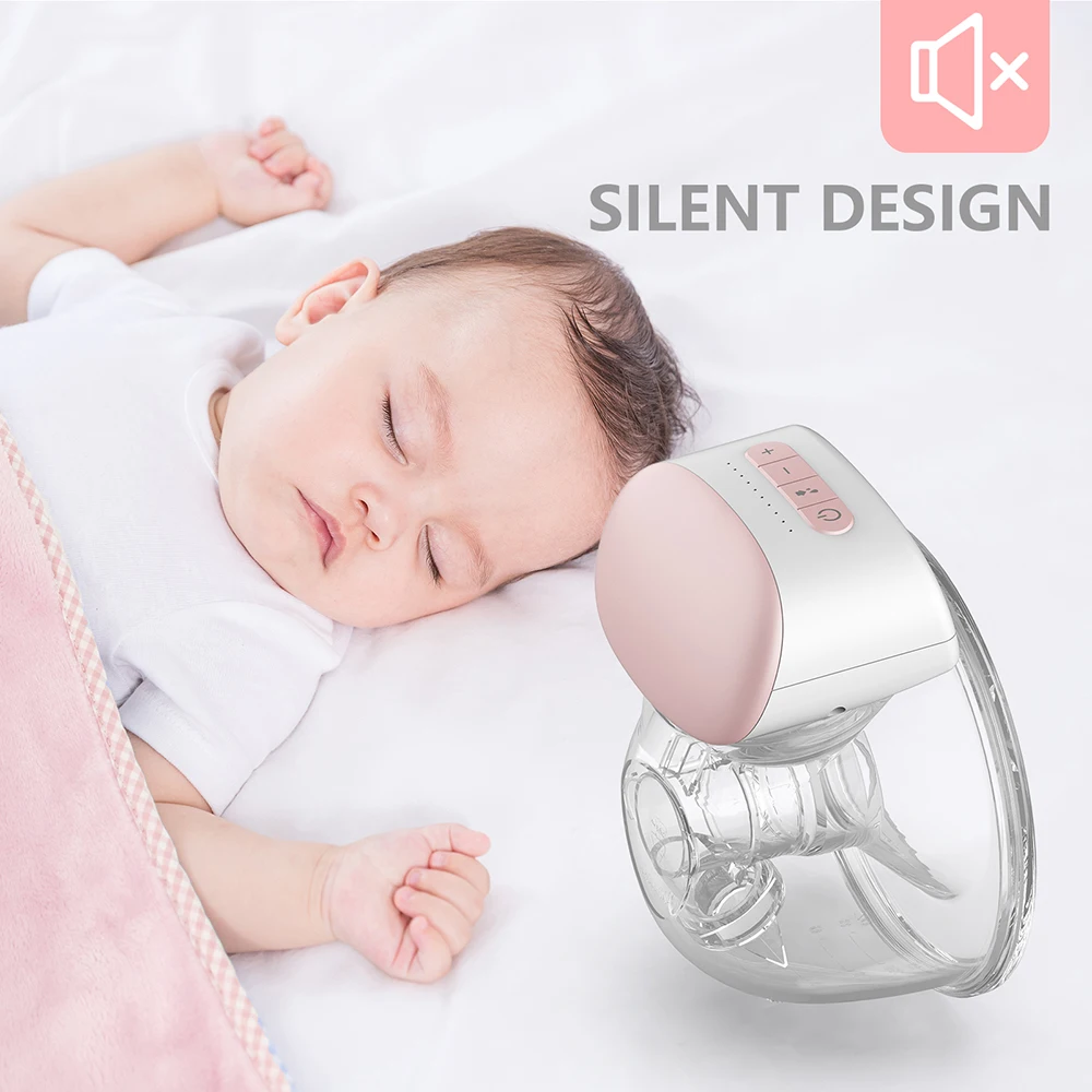 BB-P1 Wearable Wireless Breast Pump BPA-free Breastfeeding Milk Collector Slient Electric Portable Wearable Breast Pumps