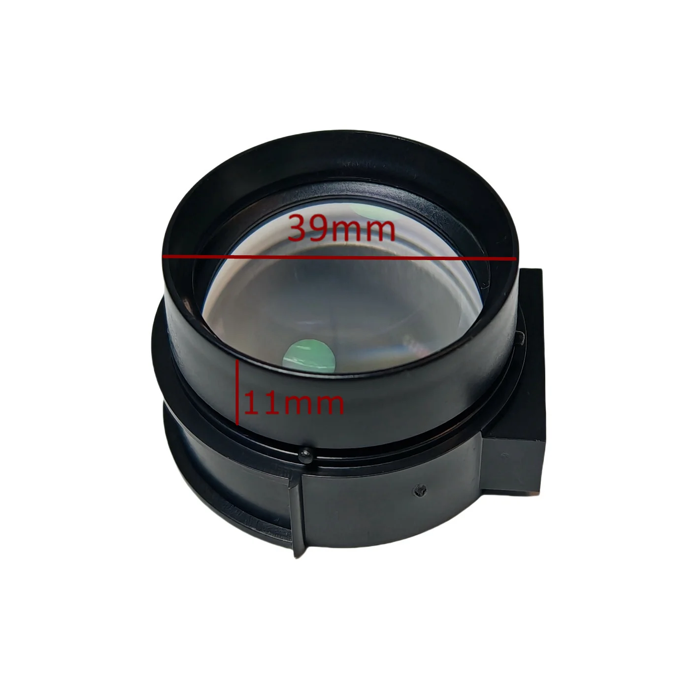 2.6inch Projector HD Optical Lens DIY Projection Apparatus Camera Glass Lenses Repair Parts DLP Universal Short Telephoto Lens