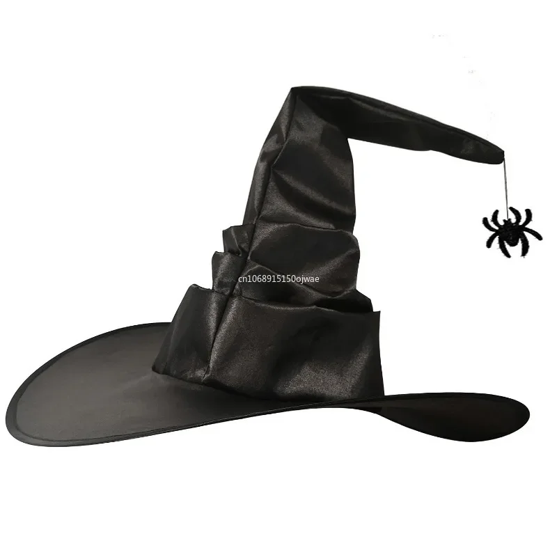 Halloween Witch Hat Wide Brimmed Reusable