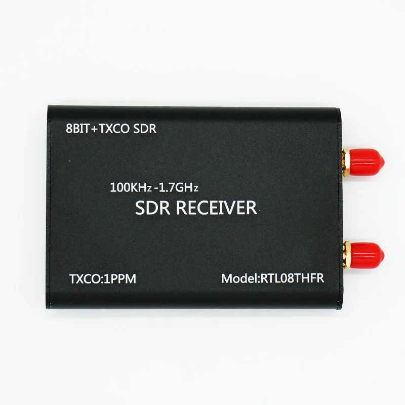 

100KHz-1.7GHz 0.5PPM TXCO RTL-SDR Receiver RTL2832U+R820T2 SDR Radio RTL08THFR SDR