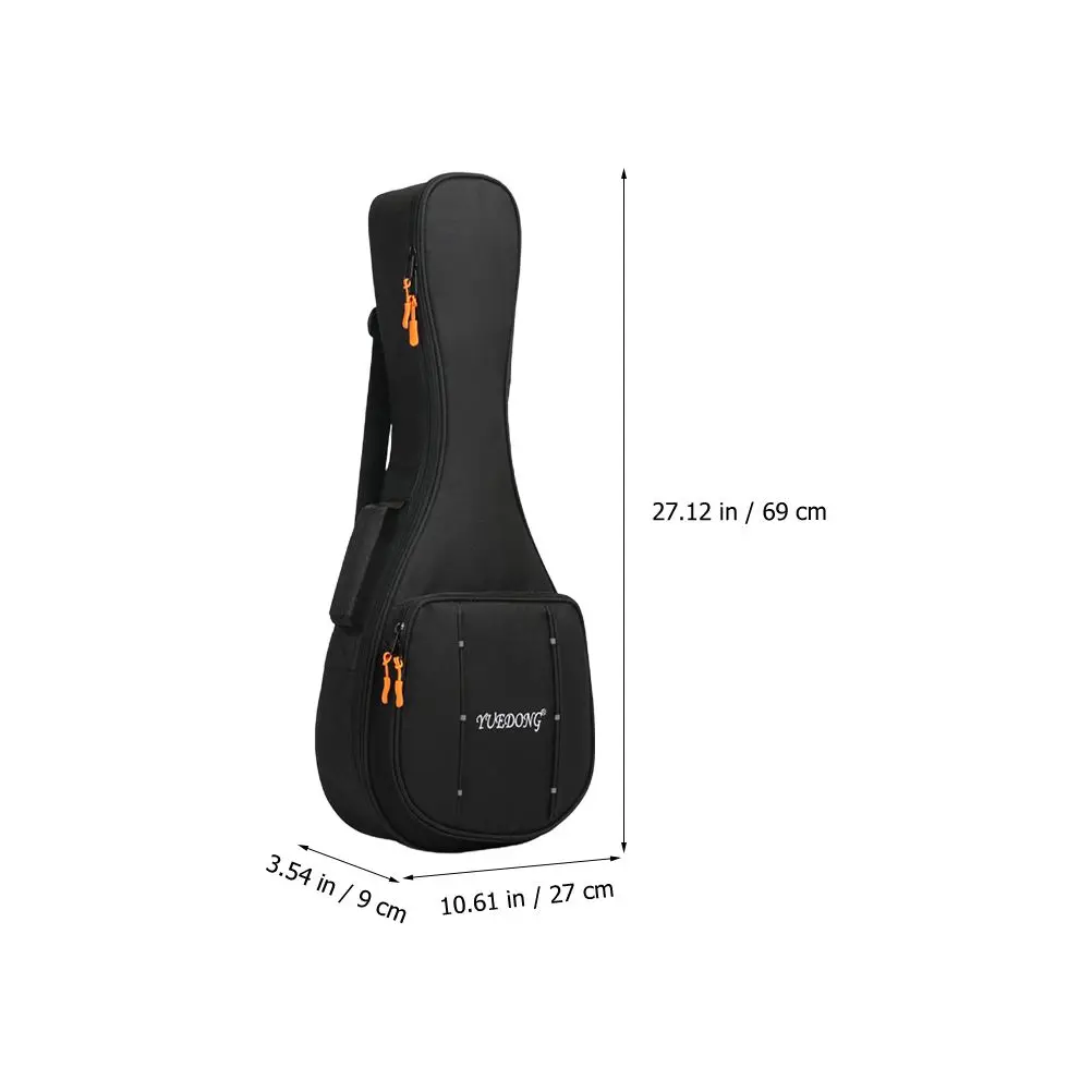 Portable Mandolin Bag Double Shoulder Adjustable Mandolin Storage Backpack Musical Instrument Carrying Bag Pouch Travel Handbag