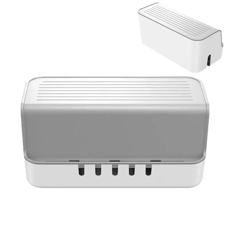 

Cable Box Organizer Cord Storage Organizer Large Power Strip Cover Safe Power Strip Organizer And Cover For Kitchen Dorm Offices
