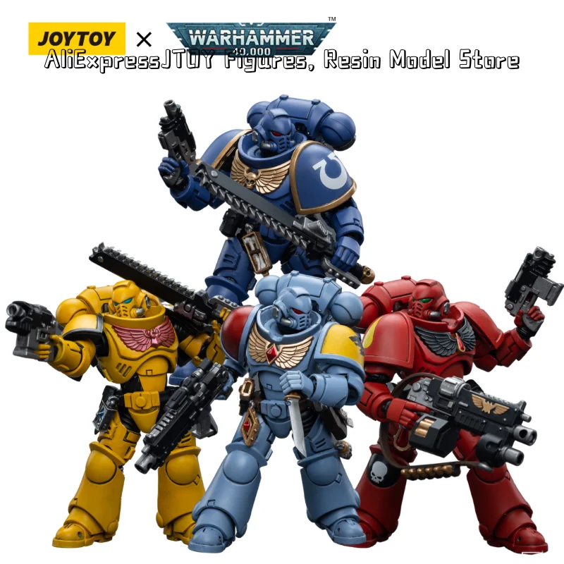 [In-Stock] Joytoy Warhammer 40K 1/18 Actiefiguren (4 Stks/set) Voorbeden V3 Set Anime Model Speelgoed Gratis Verzending