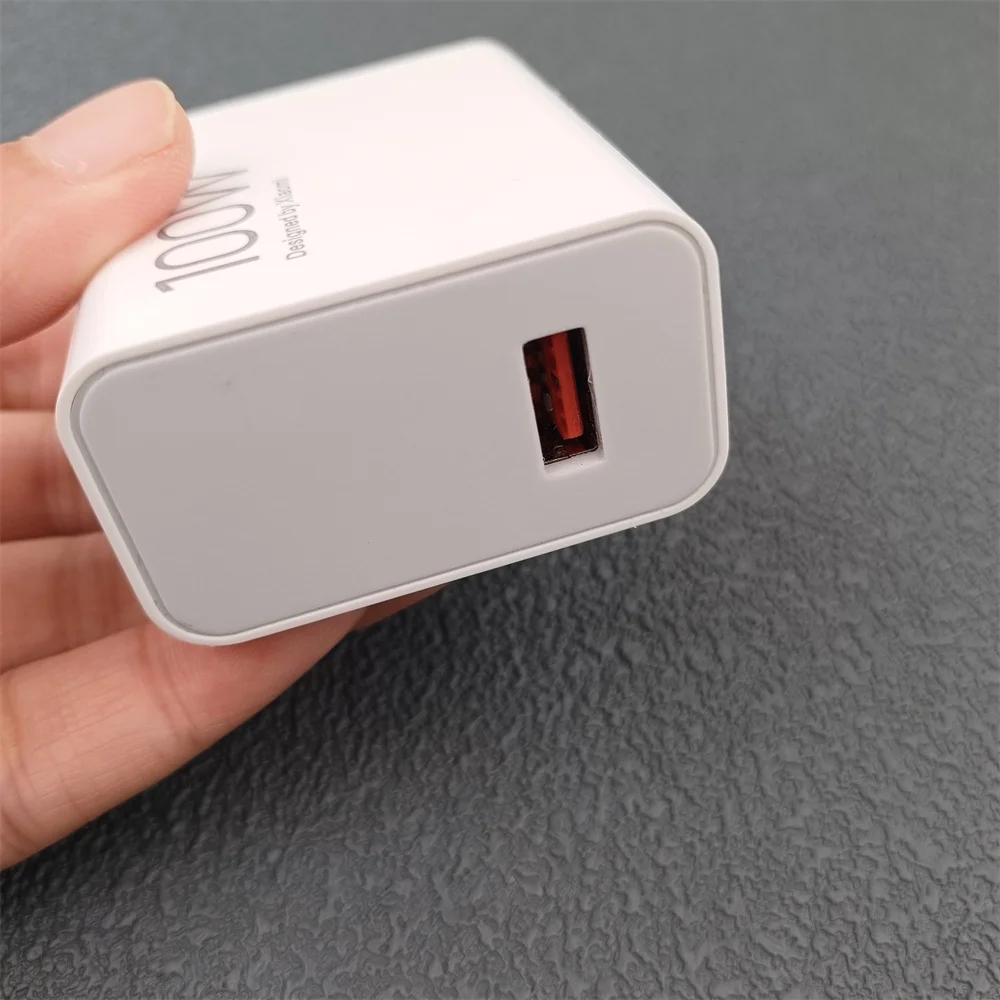 รูปสินค้า อะแดปเตอร์ชาร์จเร็ว Xiaomi 100W หัวชาร์จ EU Turbo Charge พร้อมสาย Type-C 2 เมตร