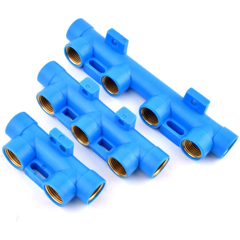 1/2 Female Thread Splitter Water Pipe Distributor 4/5/6Way Aquarium Accessories
