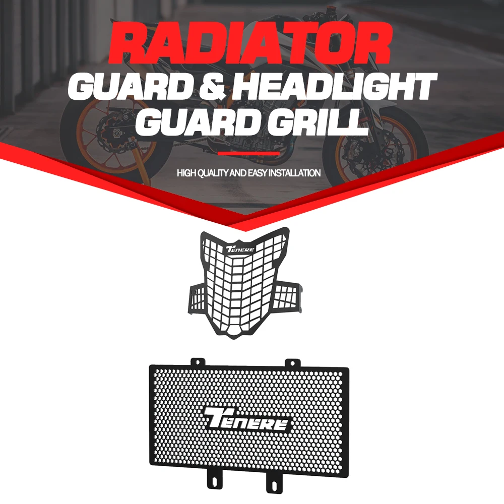 

Motorcycle Accessories Radiator Grille Guard Cover Protector FOR YAMAHA XT660Z Tenere XTZ660 XT660 Z Headlight Guard Grill